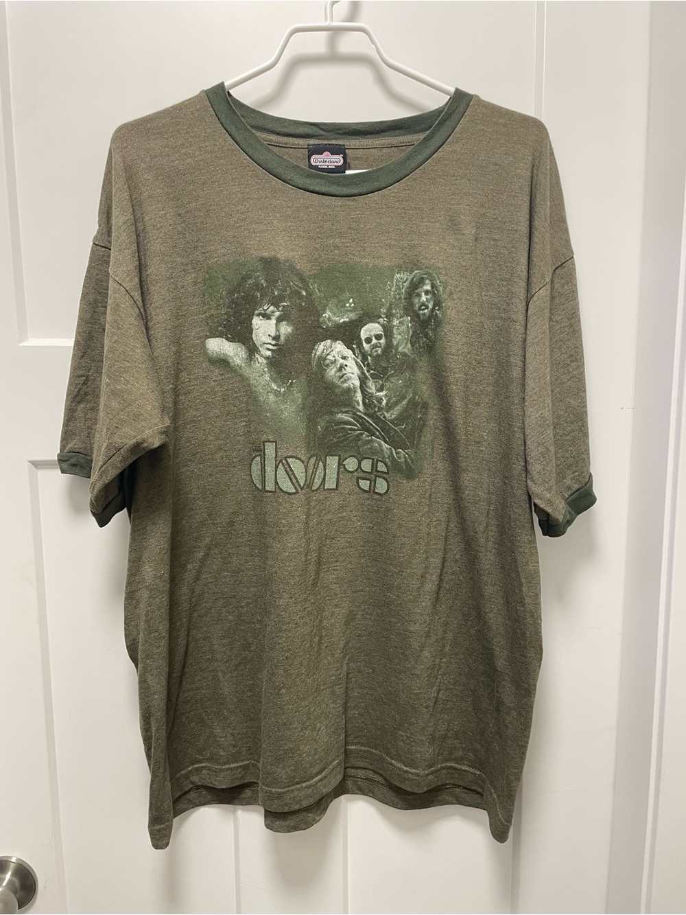 Vintage The Doors Heather Green Band Tee